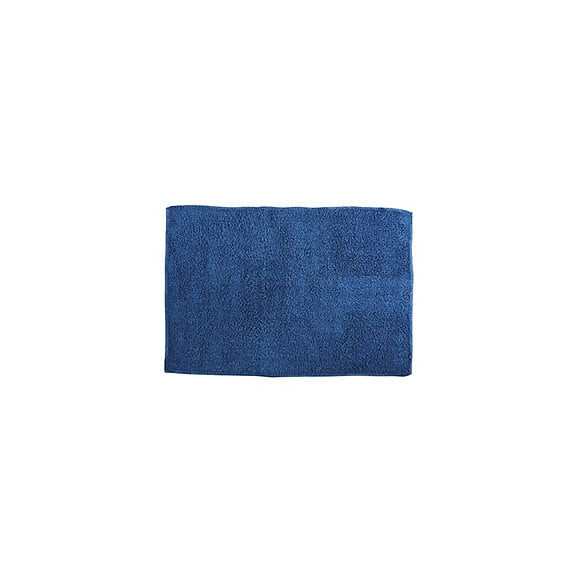 Tapis coton L.70x45cm, bleu foncé