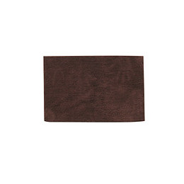 Tapis coton L.70x45cm, chocolat