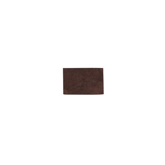 Tapis coton L.70x45cm, chocolat