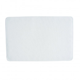 Fond de bain antidérapant Nuage L.53xl.53cm, blanc