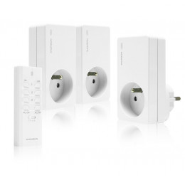 3 prises télécommandées THOMSON avec télécommande 2000W