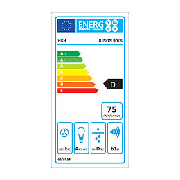 Hotte HBH Junon blanche 90 cm