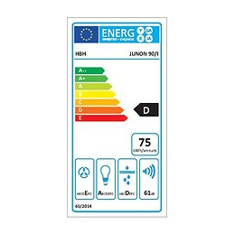Hotte HBH Junon inox 60 cm