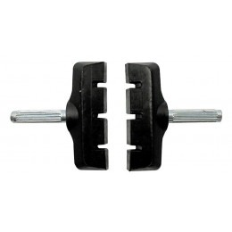 Lot de 2 patins de frein à tige