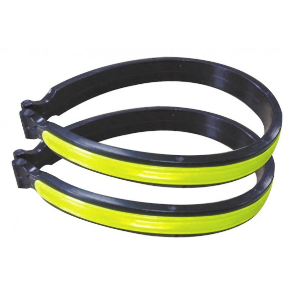 2 pinces serre-pantalon