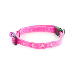 Collier pour chat MARTIN SELLIER Argent en nylon rose