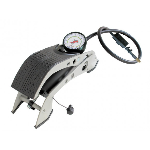 Pompe à pied à manomètre homologué MICHELIN