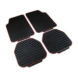 Lot de 4 tapis de voiture 100% PVC