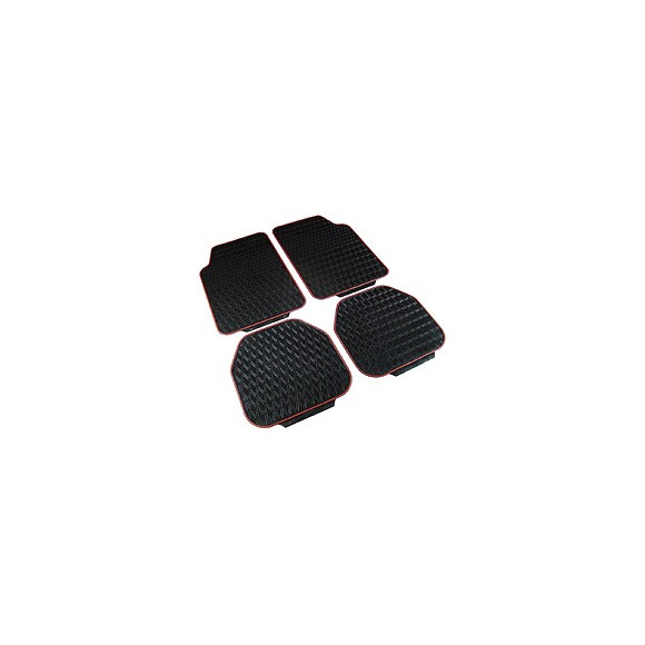 Lot de 4 tapis de voiture 100% PVC