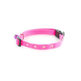 Collier pour chat MARTIN SELLIER Argent en nylon rose