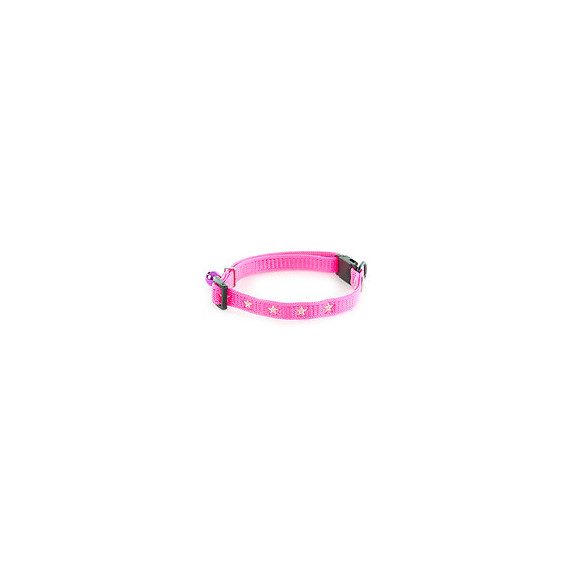 Collier pour chat MARTIN SELLIER Argent en nylon rose