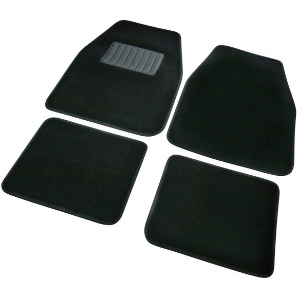 Lot de 4 tapis de voiture standard gris