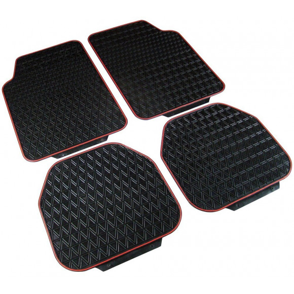 Lot de 4 tapis de voiture 100% PVC
