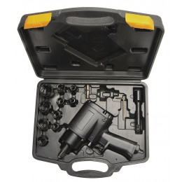 Coffret clé à choc 1/2 + 10 douilles