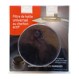 1 filtre à charbon anti-odeur universel pour hotte