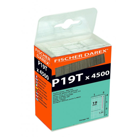 Pointes famille PT 19mm x4500 gros conditionnement