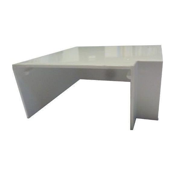 angle plat 80x40 pour Moulure électrique