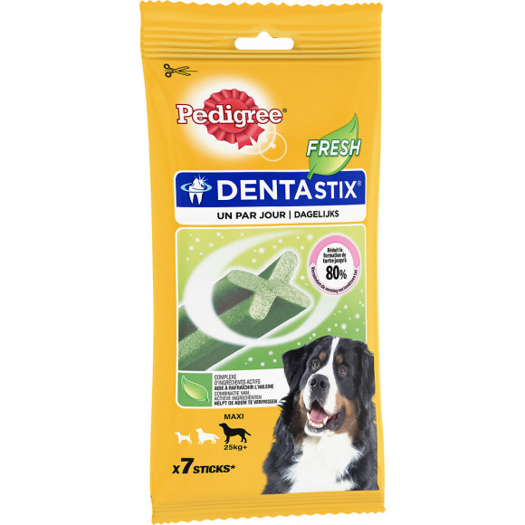 Friandises soin dentaire PEDIGREE DentaStix fresh grand chien 7 sticks