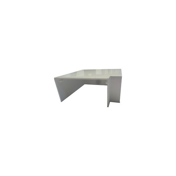 angle plat 80x40 pour Moulure électrique