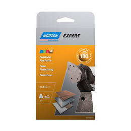 6 patins auto-agrippants NORTON 98x140 Grain 180