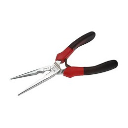 Pince à becs demi ronds droits