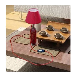 Cable tissu 2x0.75mm2 longueur 4m