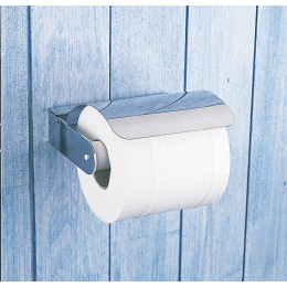 Porte-papier Util à couvercle acier blanc