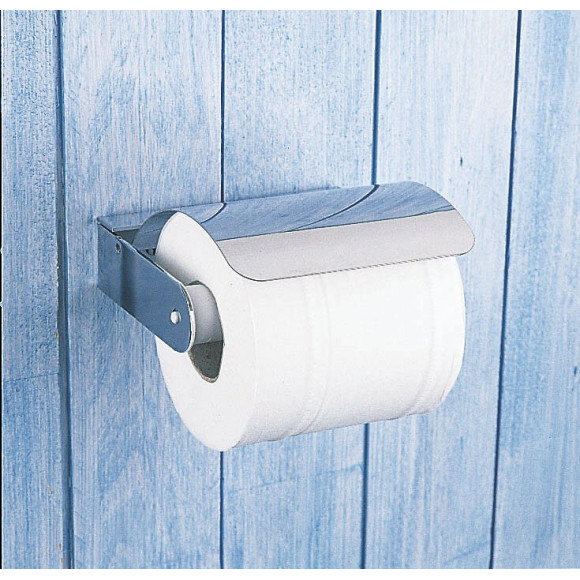 Porte-papier Util à couvercle acier blanc