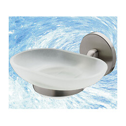 Porte-savon Virginia à fixer zamak chromé satiné