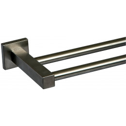 Porte-serviettes 2 barres Nord fixes chrome 61cm