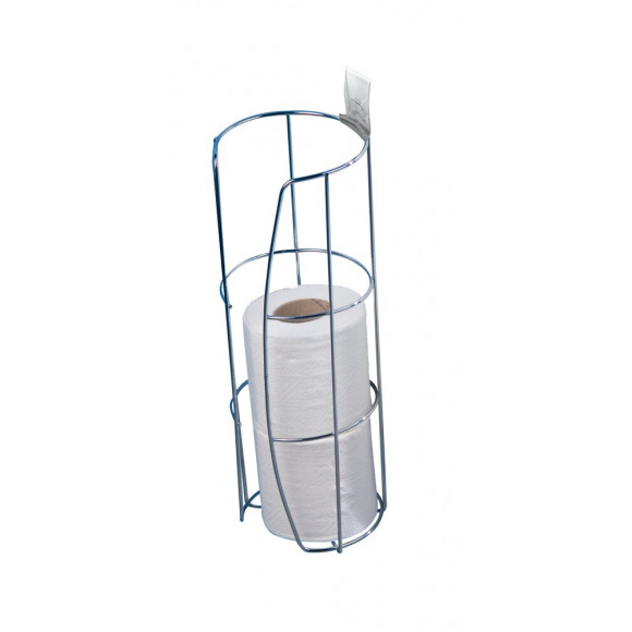 Réserve pour papier toilette Accroch métal chromé