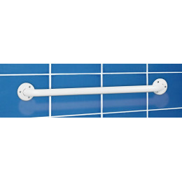 Porte-serviettes 1 barre Util fixe acier blanc 67cm