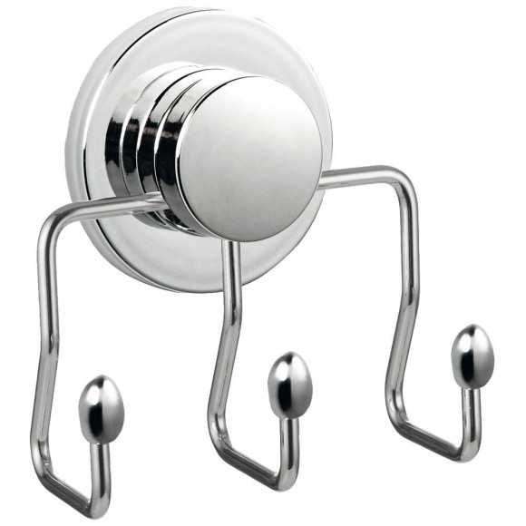 Patère Légende 3 têtes métal inox