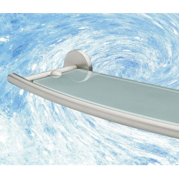 Tablette Virginia zamak chromé satiné