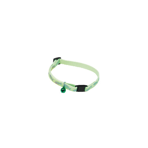 Collier pour chat MARTIN SELLIER Fluo fish réglable en nylon vert
