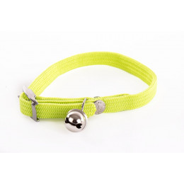 Collier pour chat Nylon tubulaire vert