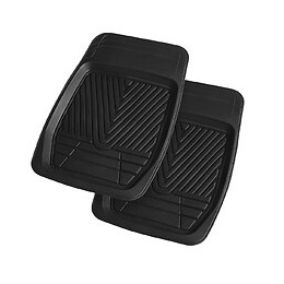 Lot de 2 tapis avant 3D découpables PVC