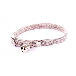 Collier pour chat Nylon tubulaire gris