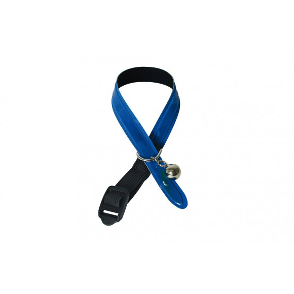 Collier pour chat MARTIN SELLIER Reflectite en plastique bleu