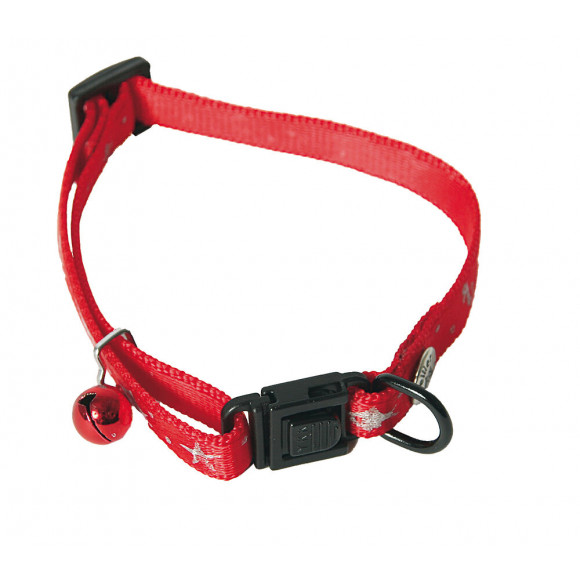 Collier pour chat Océan en nylon rouge