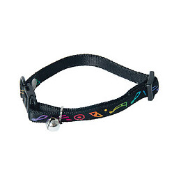 Collier pour chat Egypte en nylon noir