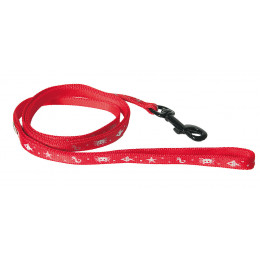 Laisse pour chat MARTIN SELLIER Océan en nylon rouge