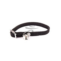 Collier pour chat Nylon tubulaire noir