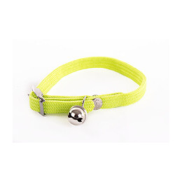Collier pour chat Nylon tubulaire vert