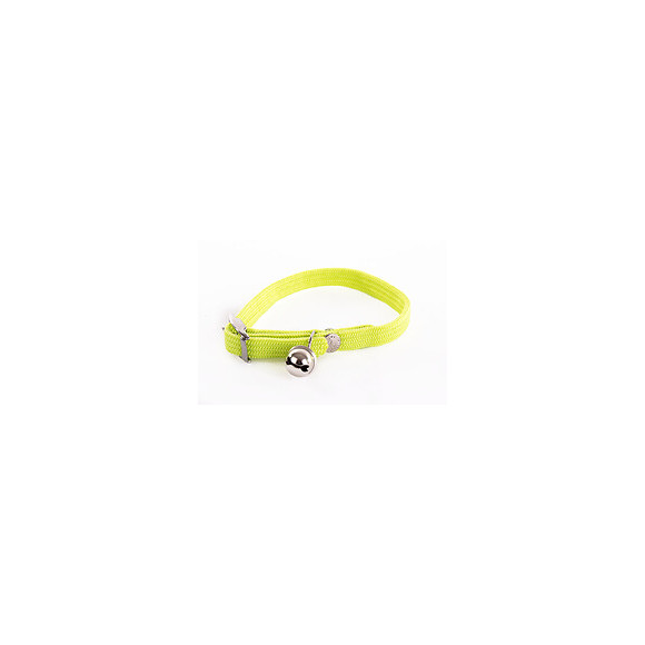 Collier pour chat Nylon tubulaire vert
