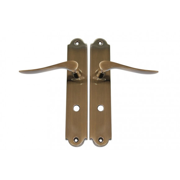 Ensemble poignées de porte Irina serrure avec trou de condamnation