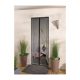 Moustiquaire porte aimantée recoupable 2 lames 215x95cm