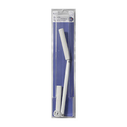 Manivelle pour tringle hex 10mm acier Blanc