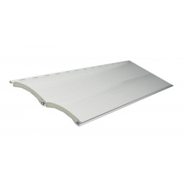 Lame alu Blanc 2.50m pour volet roulant - Lot de 4
