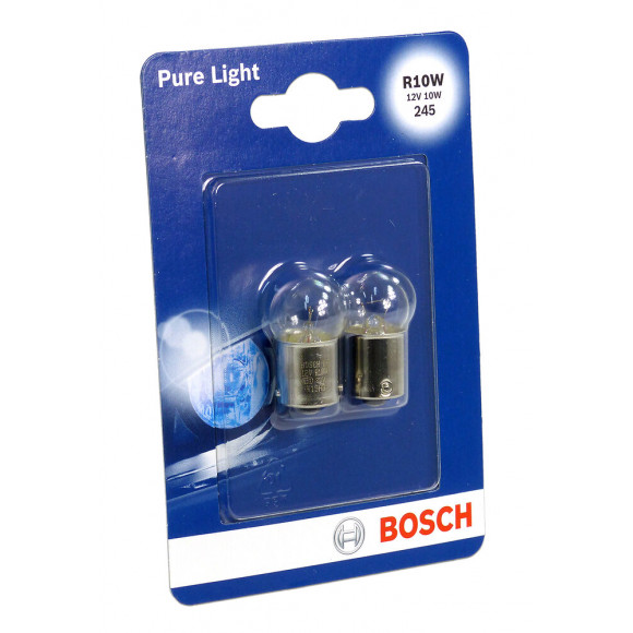 Ampoules auto Pure Light 2 R10W 12V 10W BOSCH